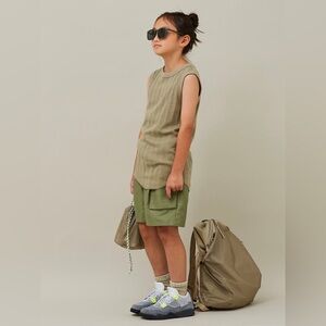 {MOUN TEN} Vintage Rib Tank Top Slub Rib - Kid’s Sz L